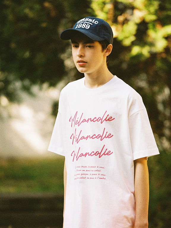 FRENCH T(WHITE/PINK)