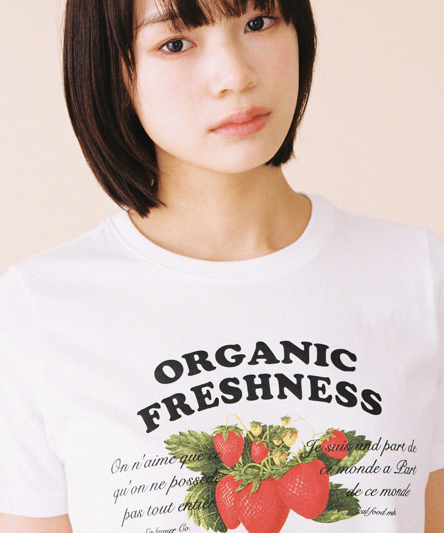 organic fresh t(WHITE/RED)